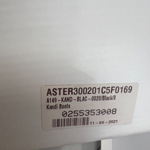 Aster Kandi Ecoflex Over-the-Knee Black Boots – Size 8 NWBox - Picture 7 of 9